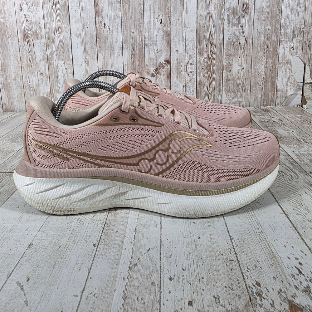 Saucony Ride 15 Womens Running Shoes Rose Gold Pink S11000-223 Size 10